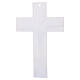 Murano glass crucifix 35x20 cm with heart decor and gilded body of Christ s4