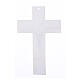Murano glass crucifix with gold Greek key decoration, 14x8 in s4