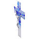 Murano glass crucifix, Sassi model 25x15 cm s3