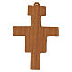 Crocifisso San Damiano HDF finitura oro a caldo 8x5 cm s4
