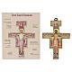 San Damiano cross in HDF with hot-stamped gold, 8x6 in s3