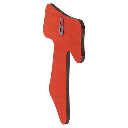 Croix Tau Saint François MDF dorure à chaud 15x11 cm 2
