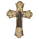 Cruz vintage em madeira de choupo São Francisco de Assis 30x20 cm s1