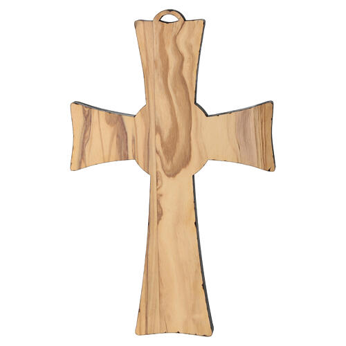 Olive Wood Cross with Dove by the Monastery of the Poor Clares 4