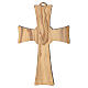 Olive Wood Cross with Dove by the Monastery of the Poor Clares s4