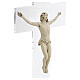 Croce in plexiglass Silhouette Cristo in porcellana Pical Arte s2