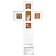 Plexiglass cross with square and rectangular mosaic-style iconography, Pical Arte s2