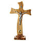 Holy Land olivewood table crucifix, 9.3x5.3 in s1