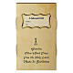 Crocifisso ulivo Terrasanta da tavolo 25x15 cm s6