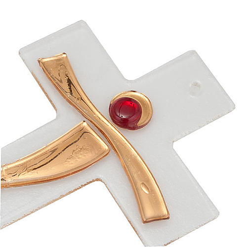 Krucyfiks szkło styl nowoczesny 2