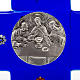 Croce vetro Murano blu Cena Emmaus s3
