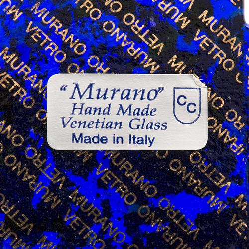 Cruz en vidrio de Murano 12x12cm 4