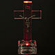 Crucifix verre avec lumière interne s2