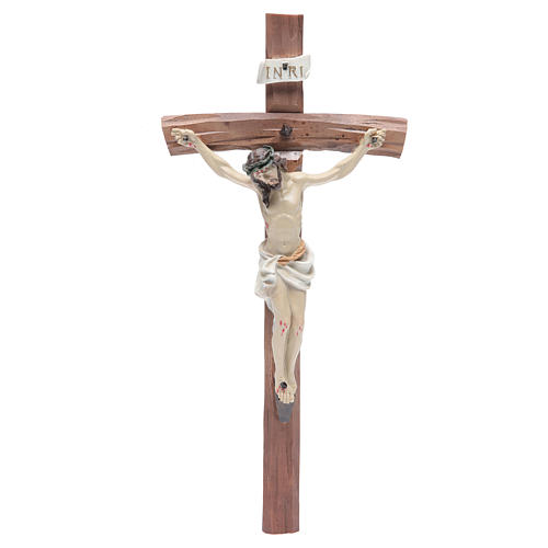 Kruzifix aus Harz 29x13cm 1