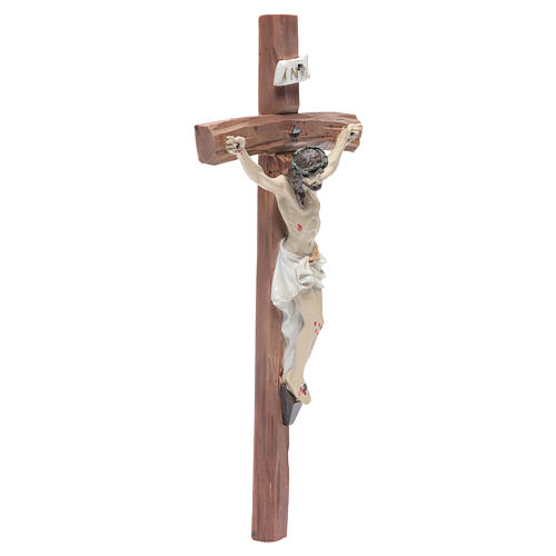 Kruzifix aus Harz 29x13cm 3