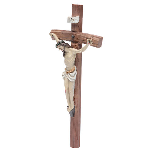 Crucifixo resina 29x13 cm 2
