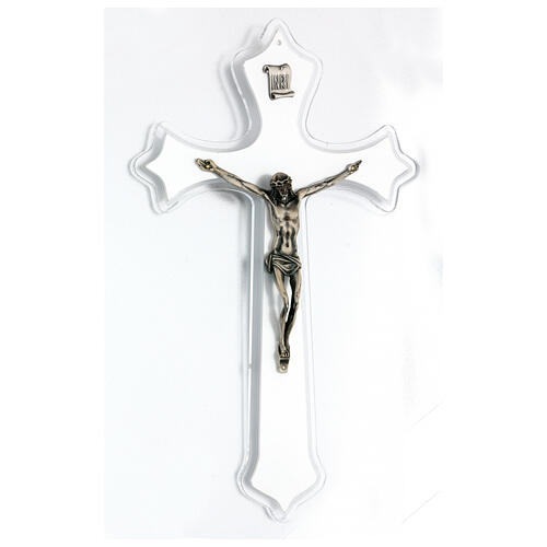 Wall crucifix in plexiglass 35 cm 2