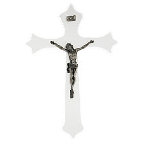 Crucifix mural en plexiglas h 55 cm