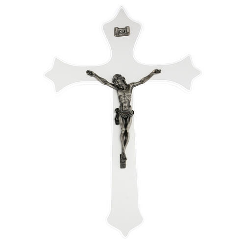 Crucifixo de parede em acrílico h 55 cm 1