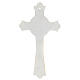 Crucifix Passion verre de Murano évasé et arrondi 15x10 cm s4