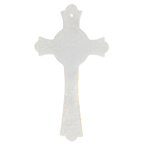 Murano glass crucifix Passion favor 16x8cm 4