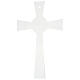 Crucifix verre de Murano évasé avec murrine multicolores 25x15 cm s4