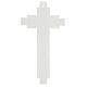 Crucifix verre de Murano effet marbré 35x20 cm s4