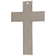 Crucifixo vidro de Murano efeito areia com pedrinhas 15x10 cm s4
