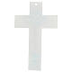 Crucifixo vidro de Murano Aquarium decoração efeito água 25x15 cm s4