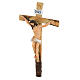 Crucifix résine colorée 15x10 cm s3