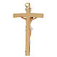 Crucifix in colored resin 15x10 cm s5