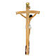 Painted resin crucifix 10x5 in s5