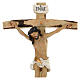 Resin cross crucifix colored 40 cm s2