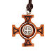 Wisiorek krzyż grecki obrotowy święty Benedykt s2