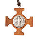 Schmuck-Anhaenger griechische Kreuz Heilig Benediktus s1