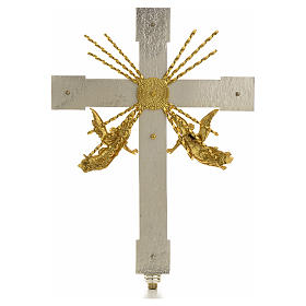 Croix de procession anges et rayons