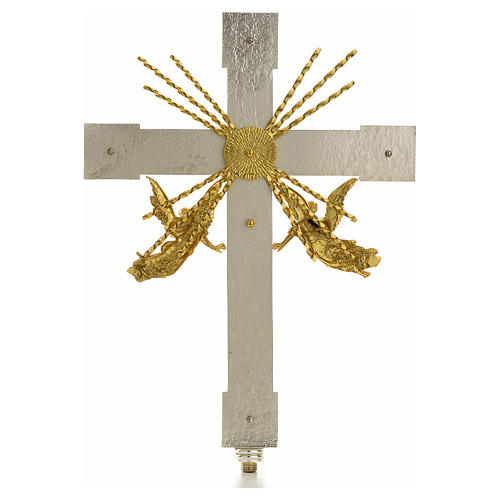 Croix de procession anges et rayons 2