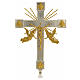 Krzyż procesyjny anioły i promienie s1