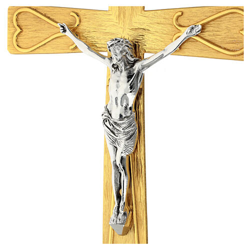 Krzyż procesyjny metal zdobiony 2