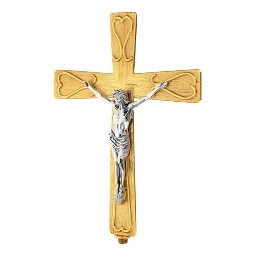 Krzyż procesyjny metal zdobiony 4