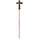 Processional cross in bronze with Stations of the Cross images s3