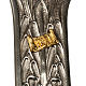 Cruz procesional bronce plateado cuerpo dorado s3