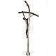 Processional cross, crosier in silver plated bronze s6