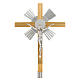 Processional cross with bi-coloured halo of rays s1