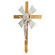 Processional cross with bi-coloured halo of rays s2