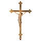 Croce astile legno h 220 cm con base simbolo Agnello s6