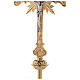 Processional cross in cast brass 58x37cm s3