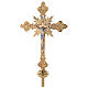 Processional cross in cast brass 58x37cm s1
