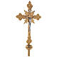 Processional cross in cast brass 58x37cm s4