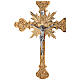 Processional cross in cast brass 58x37cm s5